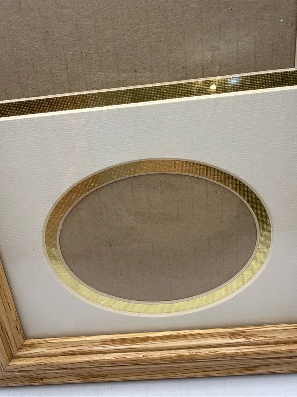 Vintage Grandmacore Brown Wood 8X13